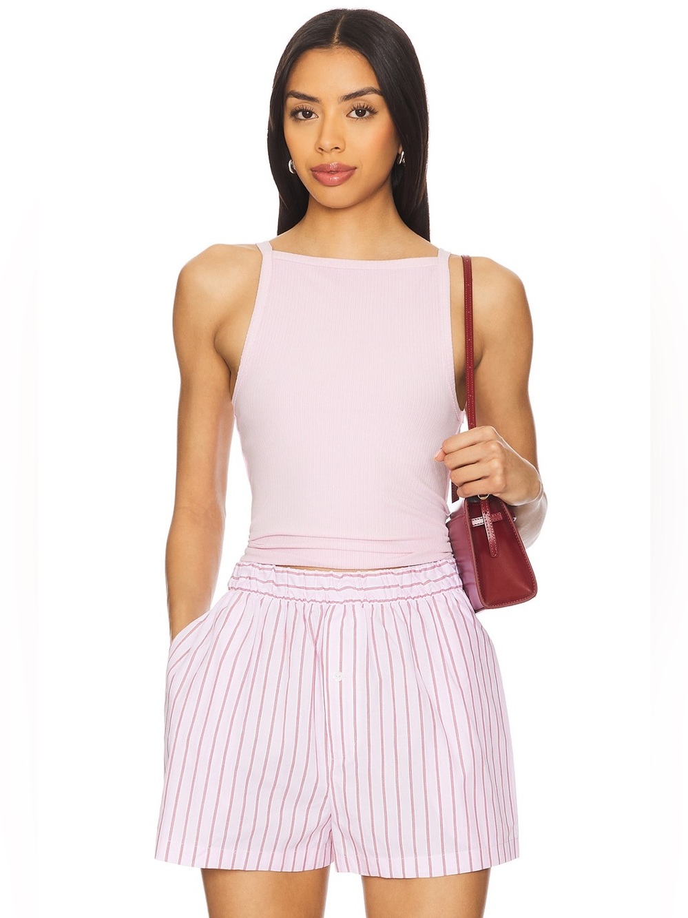 Free People Mia Tank - Pink A Boo